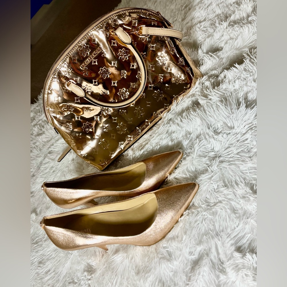 Michael Kors Rose Gold Pumps